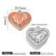 Heart-shaped oil drop totem steel color-orange Picture7