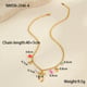 NMSN-J346-4 Gold Bow Necklace Picture7