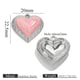 Heart-shaped cross pattern heart-shaped steel color-pink Picture5