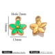 Five Leaf Flower Pendant - Green Picture13