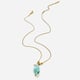 Light green snail necklace Picture3
