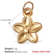 PJ214G Single Gold Pendant Picture4