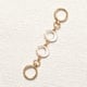 Straight gold white glue 14cm/【Bag extension chain】 Picture5