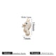 Gold double-sided oil drop small pendant-Seahorse white Picture25