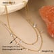 NMSN-G321-1 Gold Double Necklace Picture6