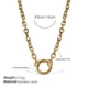 XL641G gold necklace