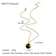 Black medal necklace Picture2