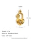 Heart Keyhole Pendant - Gold Picture16