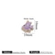 Gold Oil Drop Pendant-Goldfish Purple Picture64