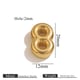 Gold punched number -8 Picture13