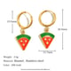 Summer Fruit Oil Drop Pendant Earrings-Gold-3 Picture3