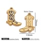 Gold Shoes One-Sided Oil Drops-Black Picture25