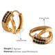 EH1153BKG Black Diamond Small Earrings Picture7