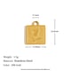 Square Rose Pendant - Gold Picture5