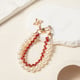 Red model total length 26cm (with clip) A+ grade electroplated 4-fold leather strip Picture6