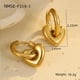 NMSE-F319-1 Gold small heart earrings Picture13