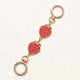 Straight gold red strawberry 15.5cm/【Bag extension chain】 Picture10