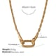 XL719G gold necklace Picture10