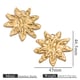 Gold Pendant-Embossed Leaves Picture7