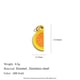 Half Circle Hami Melon Pendant - Gold Picture3