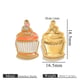 Gold Oil Drop Pendant-Orange Ice Cream Picture6
