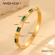 NMSB-K228-1 row diamond green diamond bracelet Picture8