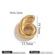 Gold perforated number -6 Picture15