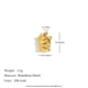 Abstract Animal Face Pendant - Gold Picture23