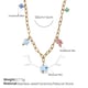 XL476CRG colored ceramic gold necklace Picture2