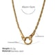 XL654G gold necklace Picture3