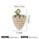 Golden dripping white strawberry-extra large Picture4