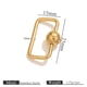 Rectangular turnbuckle-spherical 15*25 Picture13