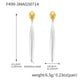 F499-3 steel earrings Picture3