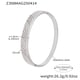 Z398-Steel White Zircon Bracelet Picture3