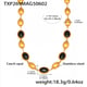 TXP269-Goldene schwarze Opalkette 41+5cm Bild10