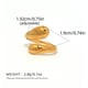 Gold color/One Size