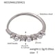 A031-Steel White Diamond Pearl Ring/No.7 Picture14
