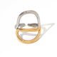 Gold and silver color/One Size/One piece ring Picture2