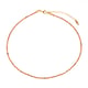 Natural Stone Short Necklace - Orange Pomegranate Picture34