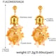 F1423-Natural Citrine Oval Earrings Picture3