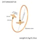 Z471-Goldenes Doppelbienenarmband Bild3