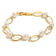 Imitation Pearl Bracelet-Gold