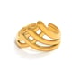 Gold color/One Size/One piece ring 
