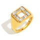Paper Shaped Ring-Gold/Number 7 Picture2