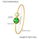TXZ271-Gold imported Czech green glass bracelet Picture2