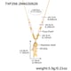 TXP298-2 White Fish Pendant Pearl Necklace 44+5cm Picture7