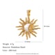 Sun Pendant - Gold Picture2