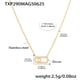 TXP290-Gold 5A Zircon Necklace 40+5cm