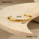 NMSB-K326-4 Gold Color Diamond Bracelet