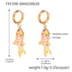 TXF298-5 Pink Fish Pendant Earrings Picture4